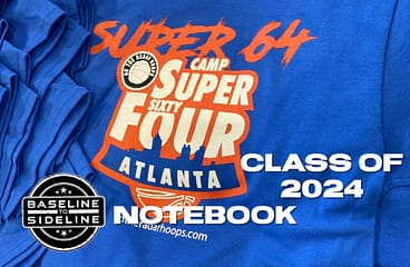 OTR Super 64 notebook: Class of 2024